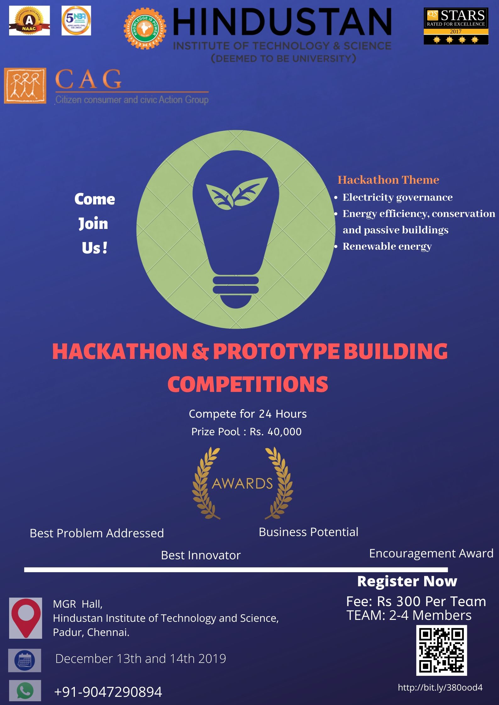Hackathon and Prototype Building Competitions 2019